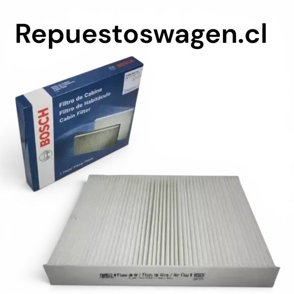 Filtro polen BOSCH VOLKSWAGEN GOL 2009-2023 / VOYAGE 2009-2023 / SAVEIRO CFZ 2009-2021 / FOX / POLO BAH / SURAN / GOLF 1.6 BAH